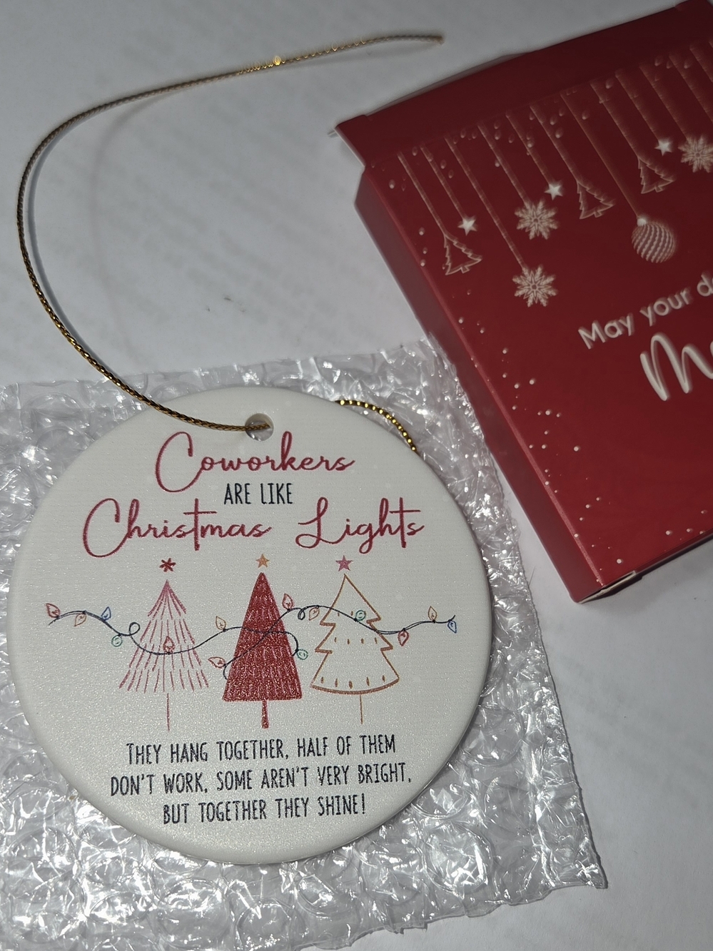 New Fun Coworker Ornament Gift